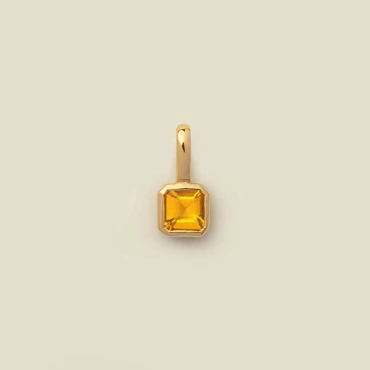 Stainless steel pendant DIY birthstone necklace for women, designer pendant necklace in gold color