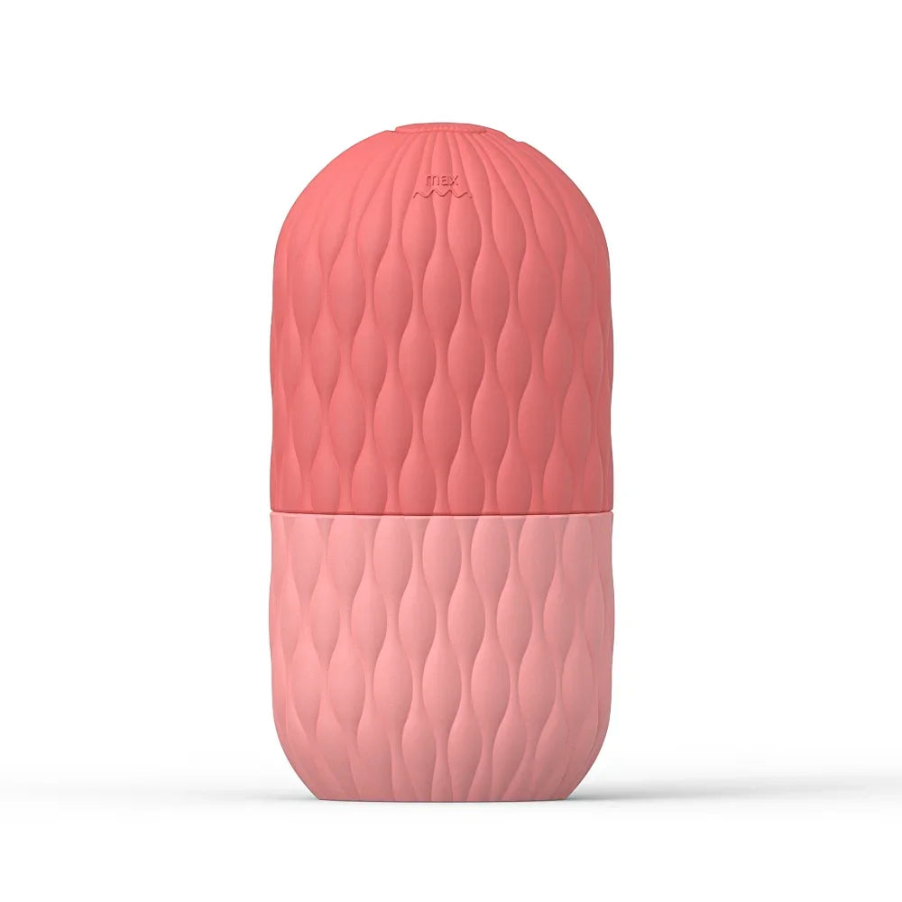 Gesichts-Eisroller, wiederverwendbare Silikonform für Gesichts- und Augenmassage, Schönheits- und Hautpflegegerät zur Anwendung von Eis und zur Verkleinerung der Poren