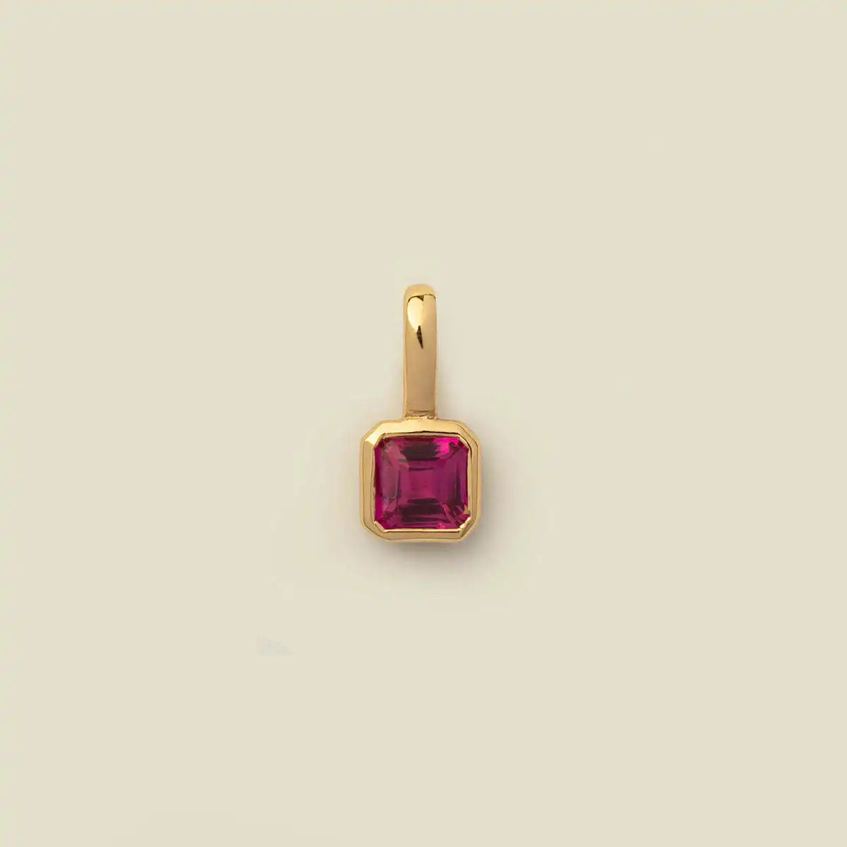 Stainless steel pendant DIY birthstone necklace for women, designer pendant necklace in gold color