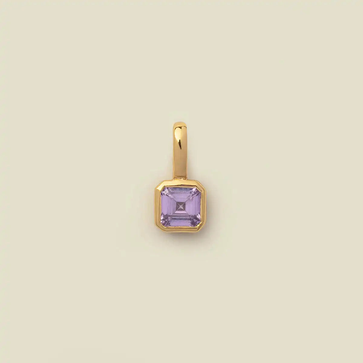 Stainless steel pendant DIY birthstone necklace for women, designer pendant necklace in gold color