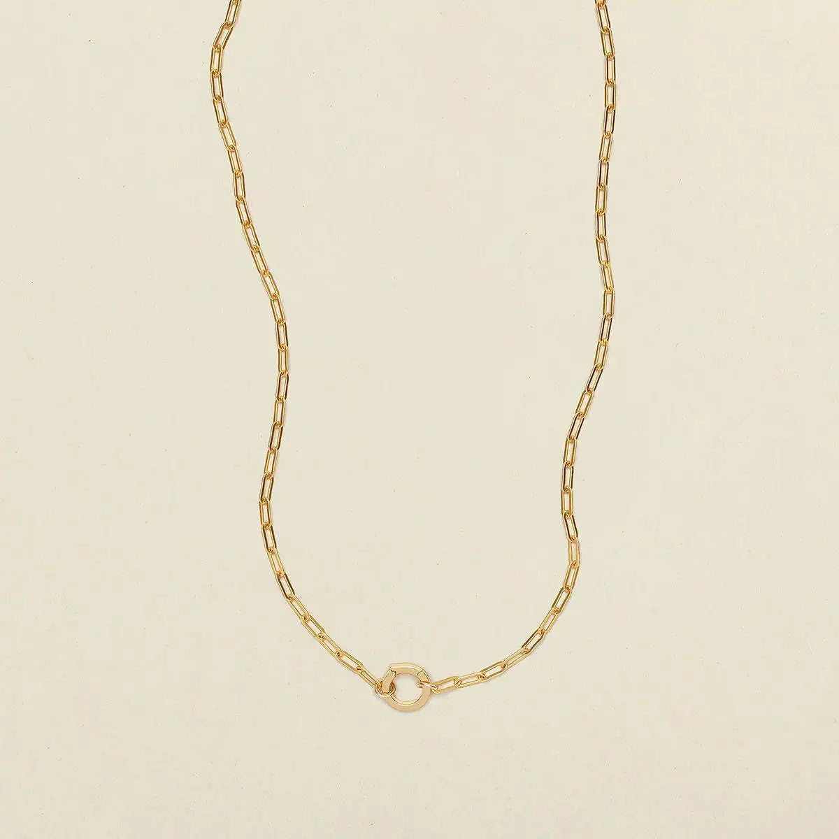 Stainless steel pendant DIY birthstone necklace for women, designer pendant necklace in gold color