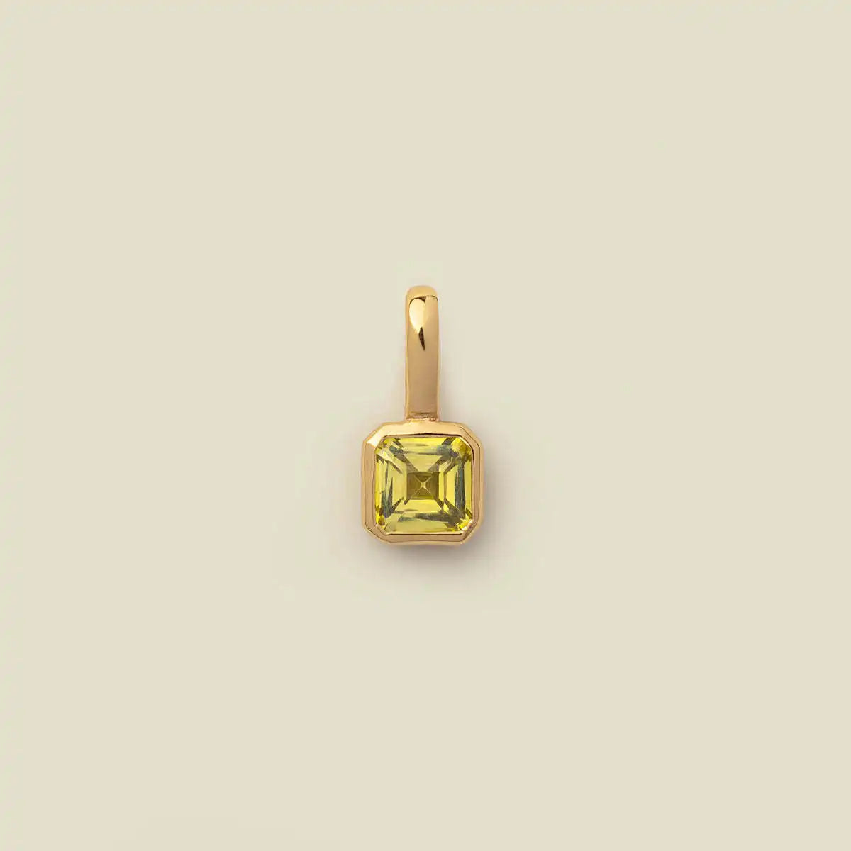 Stainless steel pendant DIY birthstone necklace for women, designer pendant necklace in gold color