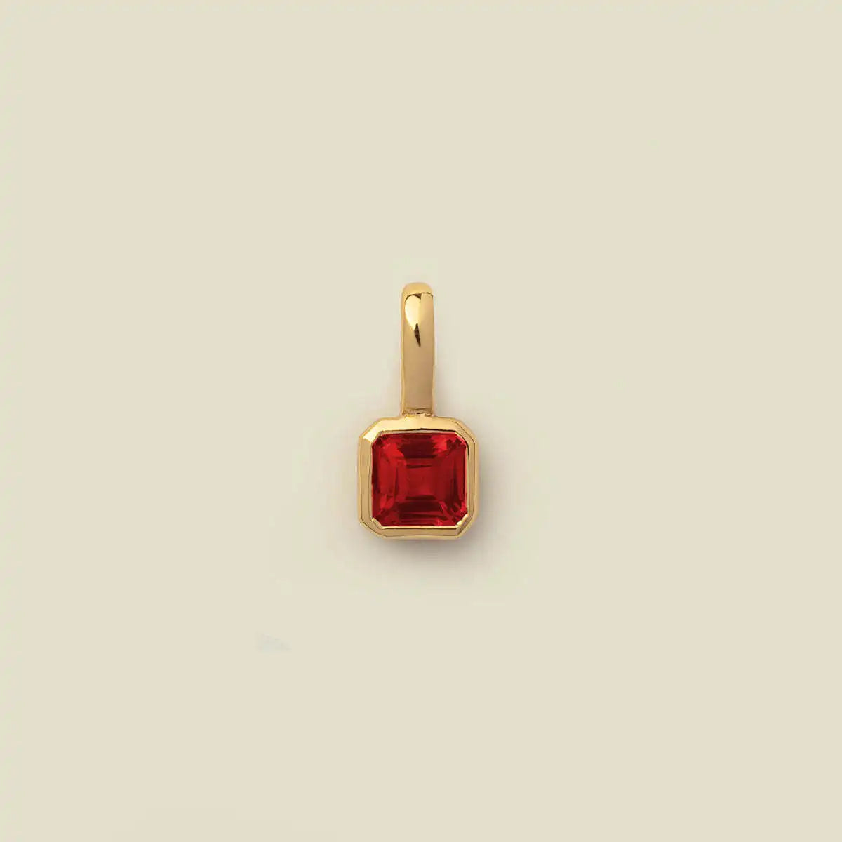 Stainless steel pendant DIY birthstone necklace for women, designer pendant necklace in gold color