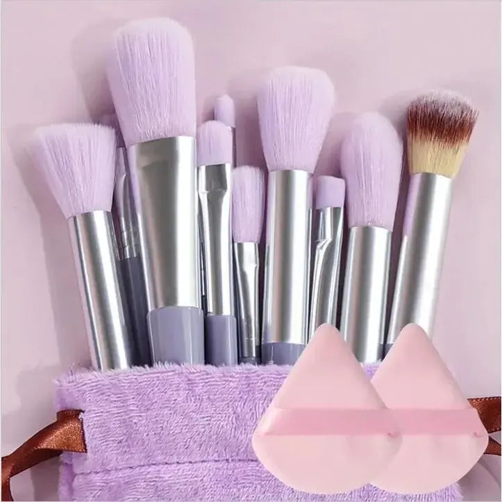 Set aus weichen und flauschigen Make-up-Pinseln, professionell, für Foundation, Puder, Lidschatten, Kabuki und Verblenden, Schönheitswerkzeug für Make-up