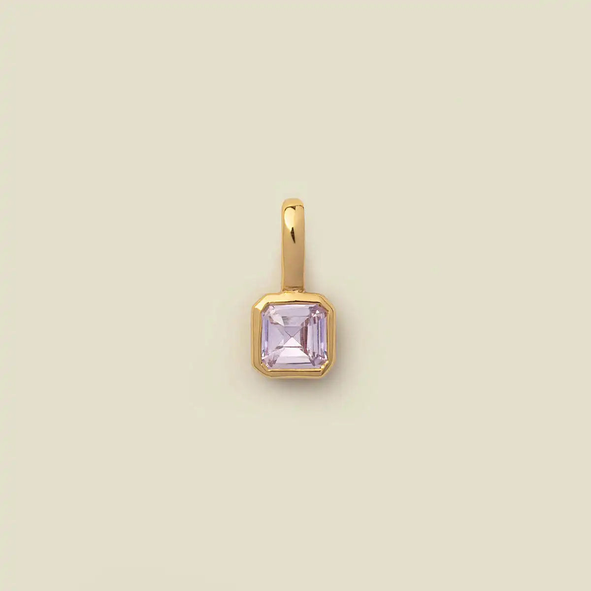 Stainless steel pendant DIY birthstone necklace for women, designer pendant necklace in gold color
